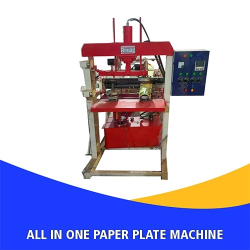 All in One Paper plate Machine